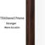 Miroir rétro pleine longueur de 70 po x 31 po en bois qui rehausse l'élégance de la maison