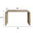 Wood 52'' Console Table-17580845