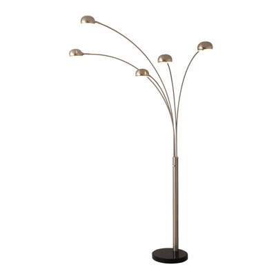 Mushroom 85" Marble Floor Lamp