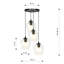 Cadi-Grace 4 - Light Black Cluster Pendant-1710499623