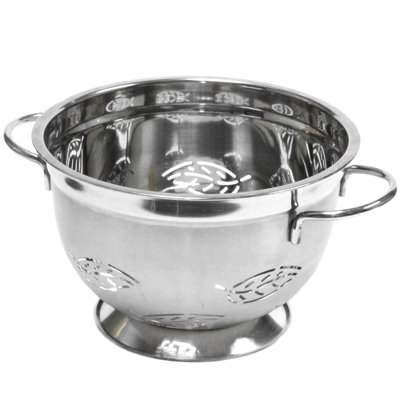 5 Quart Stainless Steel Leaf Colander