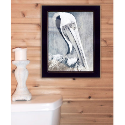 Pelican Framed Wall Art for Living Room, Home Wall Decor by Bluebird Barn
