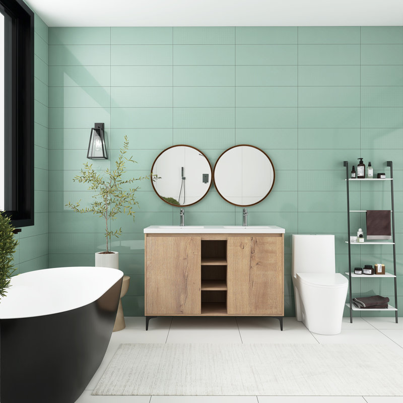 Ensemble de meuble-lavabo double 48 po Caridwen
