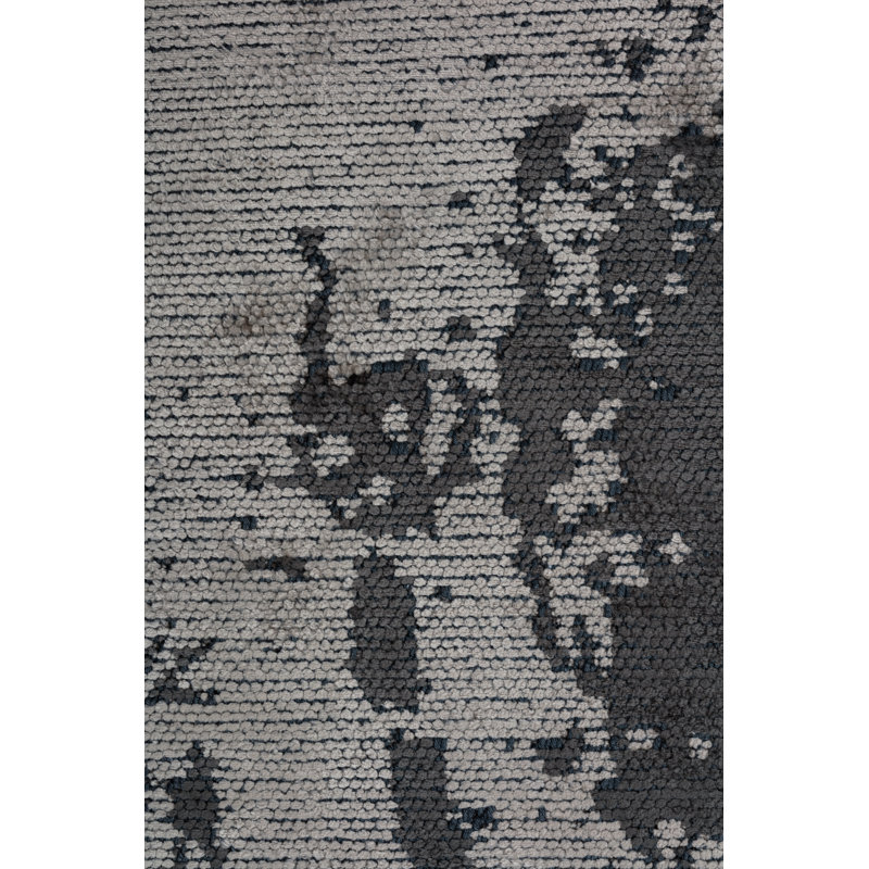 Tapis noir / gris Rapture, Rectangle 7 pi 10 po x 9 pi 10 po