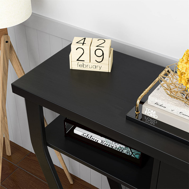 120cm Console Table, Black