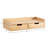 Casiano Solid Wood Floating Shelf with Drawer-1145232844