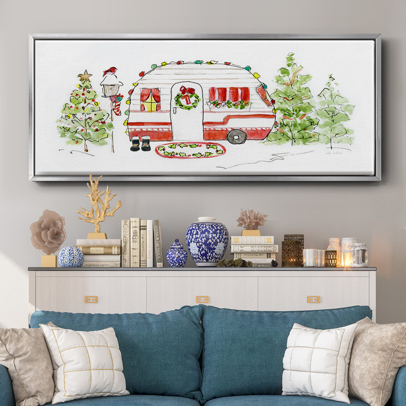 Holiday Holiday I - toile encadrée, H 8 po x l 20 po