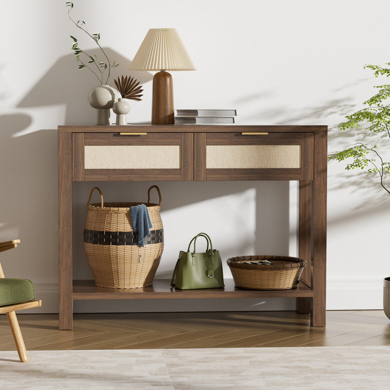  39.4'' Console Table, Walnut