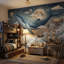 Murale baleine fantaisie nautique-333526388-333526384