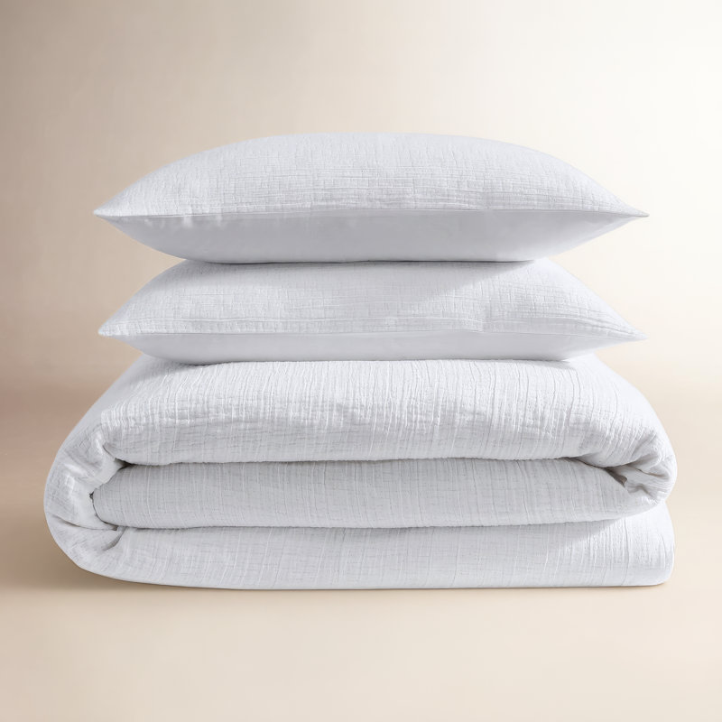 Ensemble de housse de couette Calvin Klein, Housse de couette très grand et 2 très grandes t, Blanc