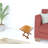 12" Brown Solid Wood Square End Table