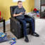 X Rocker Shift Storage Ottoman