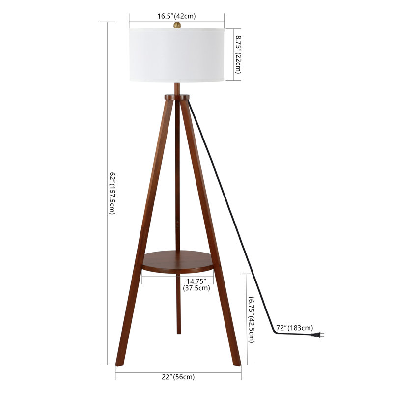 Lampe trépied 68 "Faris