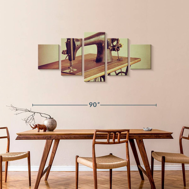 Sewing Machine, 36" H x 80" W