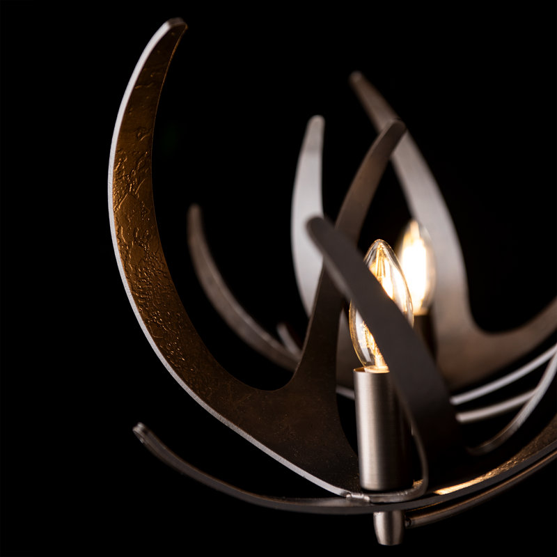 Caribou 5-Light Chandelier, Dark Smoke