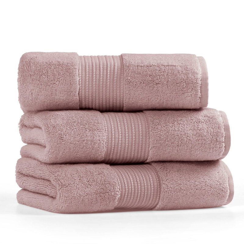 Cotton Midweight Bath Towel, Pink