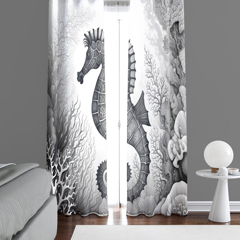Paire de rideaux semi-transparents Efford, L 56 po x L 78 po