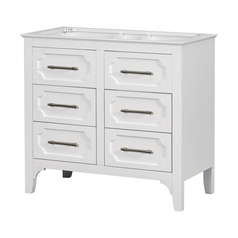 Ensemble de meuble-lavabo sur pied simple sans lavabo