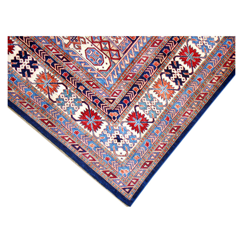 Kazak Hand Woven Wool Area Rug