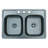 Specialty Series 33'' L Double Bowl Stainless Steel Kitchen Sink