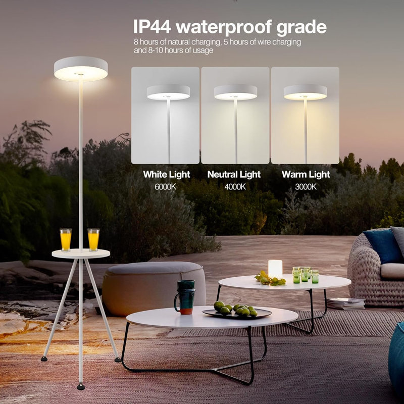 Lampe sur pied d'extérieur 67 po