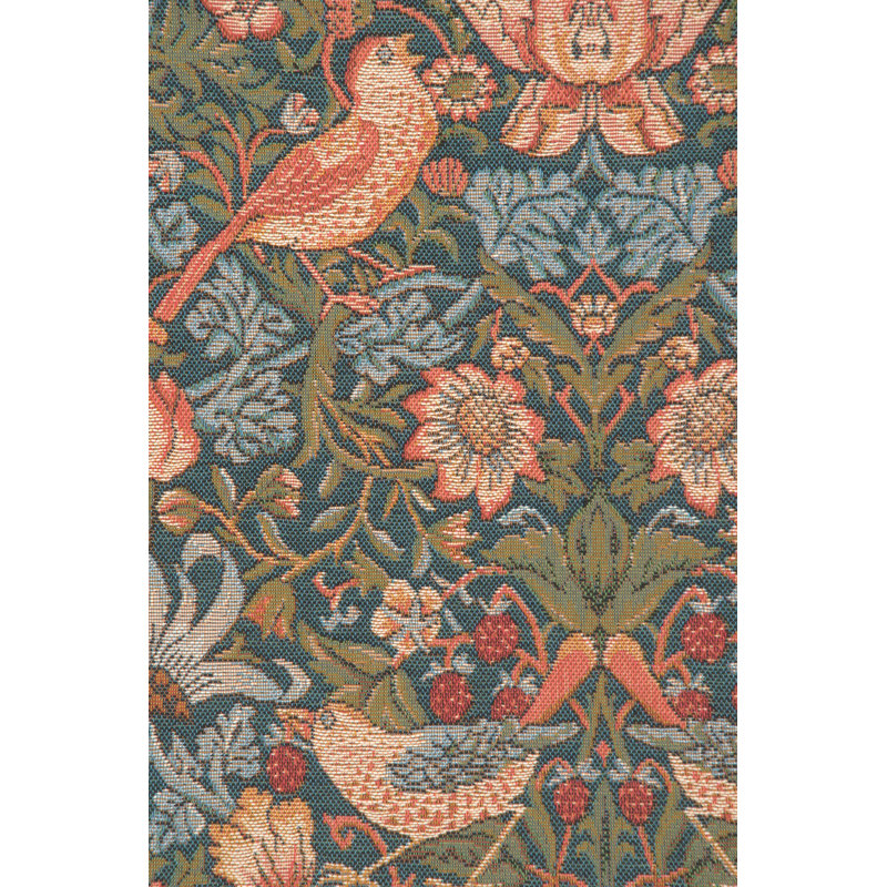 William Morris Birds Face to Face Cotton Jacquard Pillow Cover