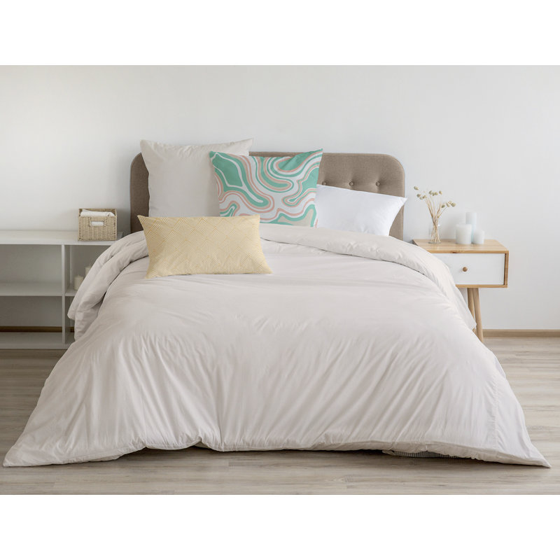 Coussin décoratif en polyester, H 18 po x l 18 po, Carré