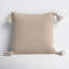 Mino Tassels Cotton Throw Pillow