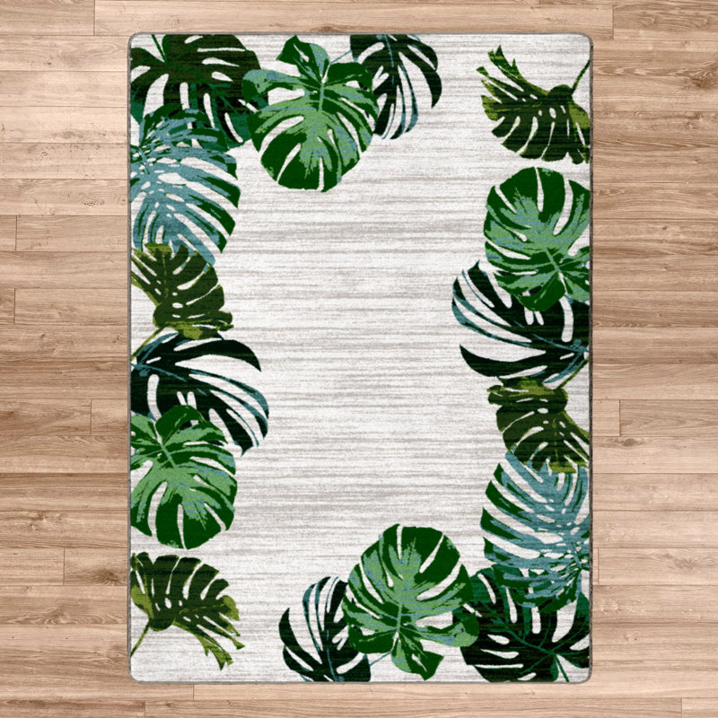 Feuilles tombantes sauge, Rectangle 4 pi x 5 pi