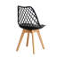 Dining Chairs - Nordic Style Dining Chair - Mesh Backrest - Solid Wood Legs-1966064153-1956994510