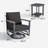 3-Piece Outdoor Aluminum Swivel Rocker Chair Conversation Set With Cushions And Side Table-1512242248
