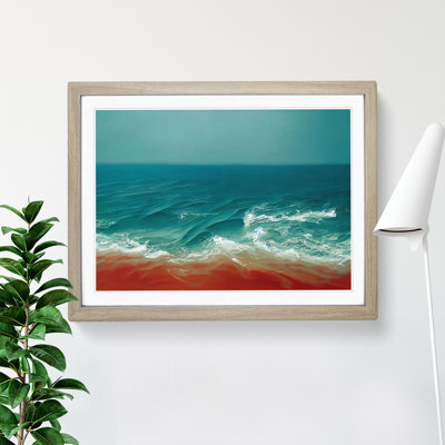 Beach Scene - Single Picture Frame Painting