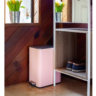 Wayfair  Pink Kitchen Trash Cans & Recycling You'll Love in 2023