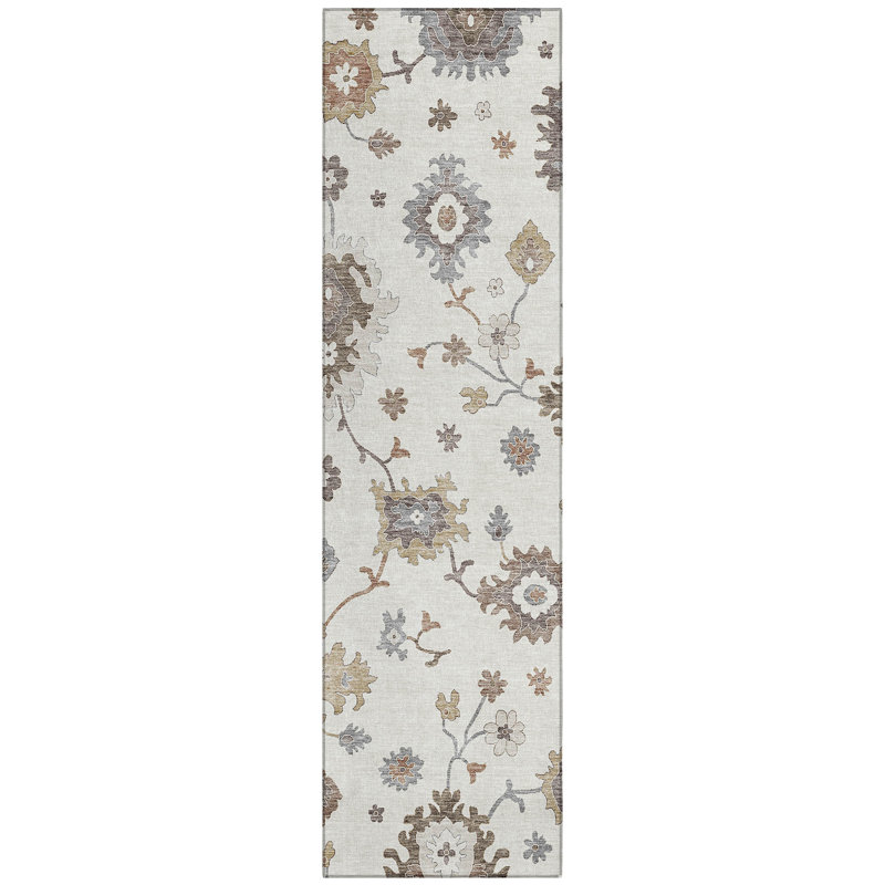  Malchow Non-Slip Indoor Outdoor Door Mat, Runner 2'3" x 7'6"