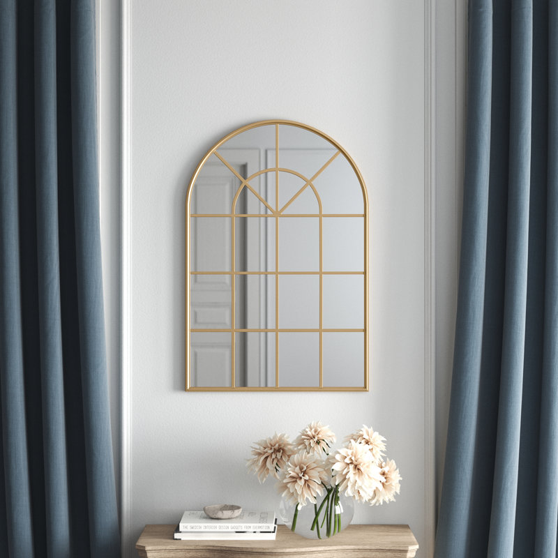 Miroir biseauté Avdja, 41,5 po x 28 po, Laiton