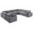 Hutchenson Velvet U-Shaped Sectional Reversible-87141539