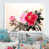 Toile blanche avec cadre photo