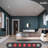 4'' LED Fire Rated & Certified Square Ultra Slim Downlight - Selectable Color, Dimmable 850 Lumens 