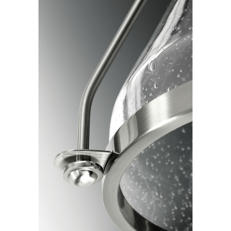 Luminaire suspendu à 1 lumière Propst, Nickel brossé