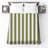 Vertical Olive Stripes Bedding Stripes Bedspread Pattern-125167737