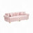 " modern 3-seater flannelette sofa | spring-wrapped cushions | stylish metal feet | 4 throw pillows | living room & bedroom-1476217121