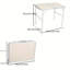 Table pliante en alliage d'aluminium 90 x 60 x 70 cm