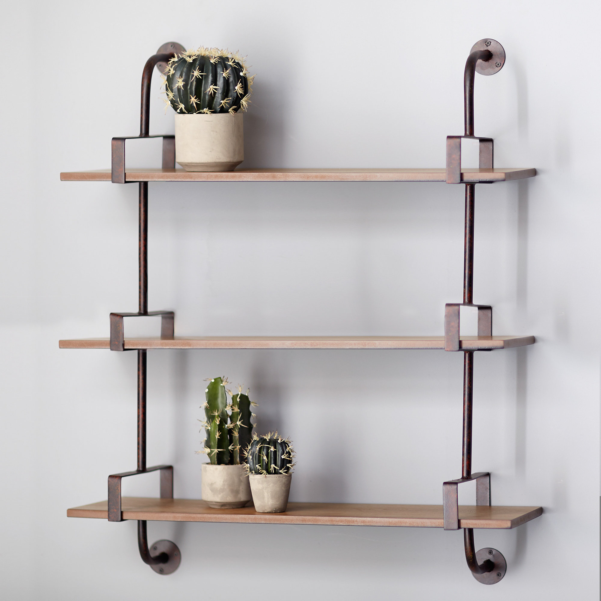 Williston Forge Jyssica Metal Floating Shelf | Wayfair