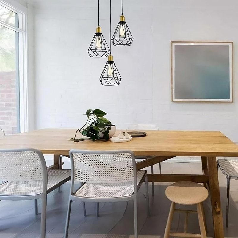 3 - Light Black Kitchen Island Pendant