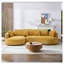Canapé modulaire surdimensionné avec méridienne Mid-Century Boucle