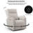 Dickie 29.1'' Wide Modern and Soft Touch Fabric Swivel and Glider Power Recliner Chair with USB Port-1433465567
