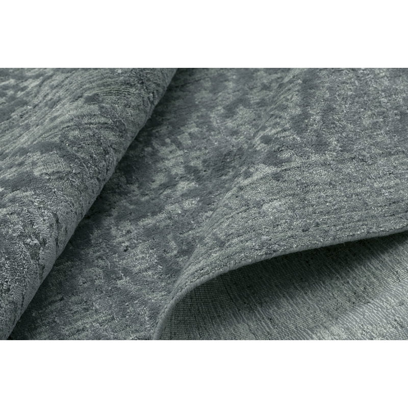 Papyrus Glacier Abstract Area Rug in Blue/Gray/Neutral, Rectangle 10' x 14'