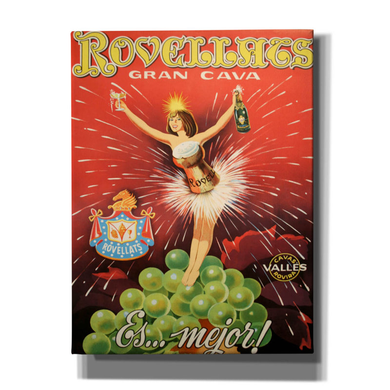 "Rovellats Gran Cava" par Vintage Posters, H 16 po x l 12 po x P 0,75 po