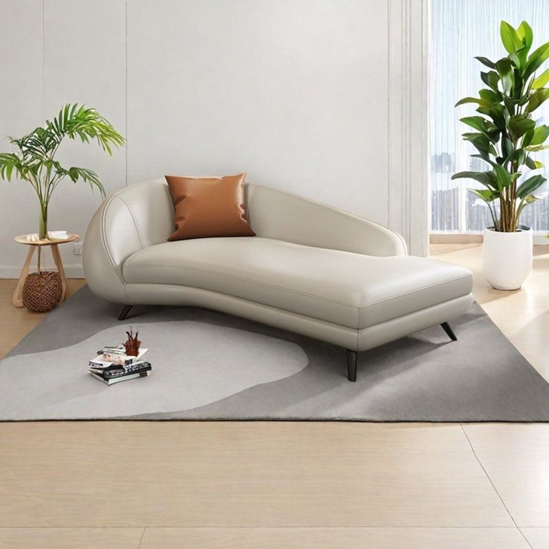 Fauteuil inclinable ergonomique en cuir Napa, Orienté à gauche (vu de face), Noir