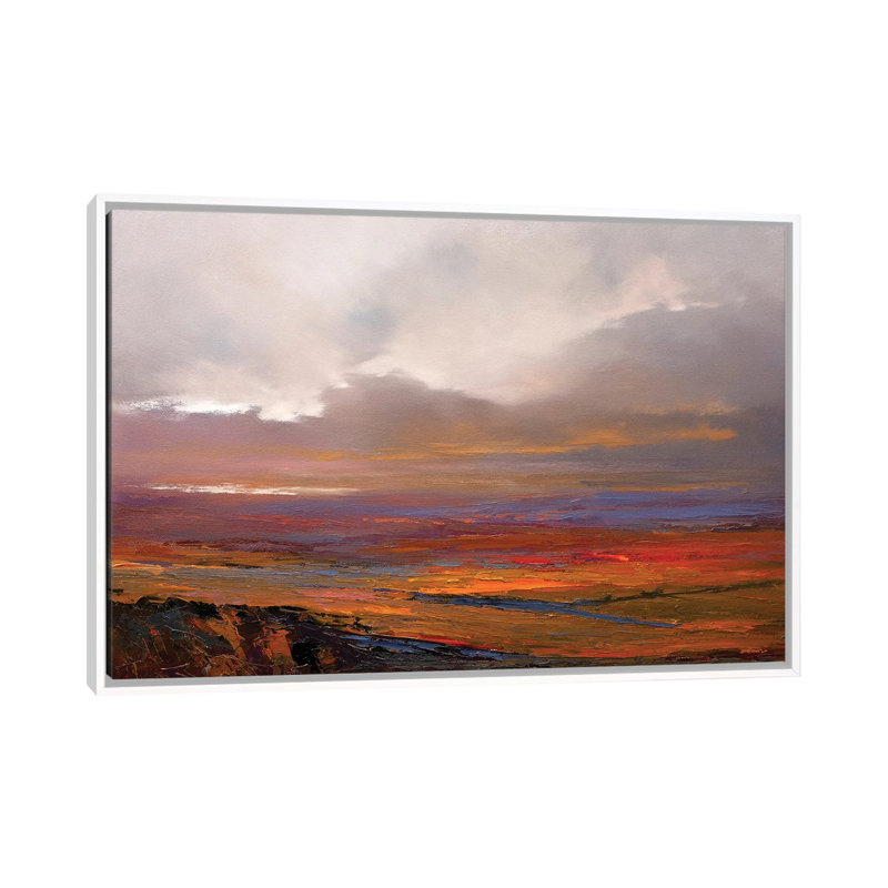 Crossroads_1PC6, Cadre flottant blanc, H 18 po x l 26 po